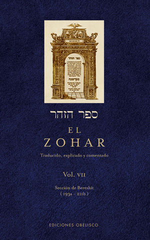 Portada del libro EL ZOHAR (VOL. 7) - Compralo en Aristotelez.com