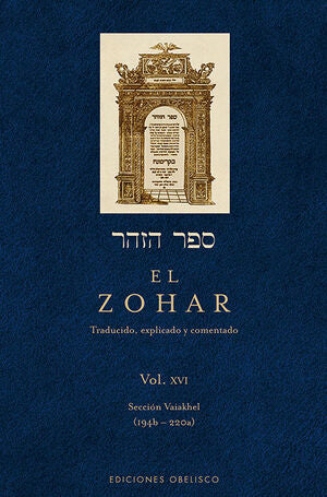 Portada del libro EL ZOHAR (VOL. 16) - Compralo en Aristotelez.com