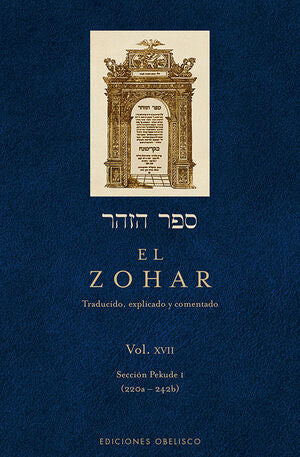 Portada del libro EL ZOHAR (VOL. 17) - Compralo en Aristotelez.com