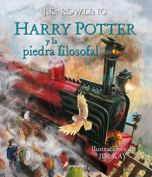 Portada del libro HARRY POTTER 1 Y LA PIEDRA FILOSOFAL- ILUSTRADO PASTA DURA - Compralo en Aristotelez.com