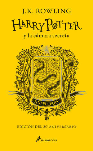 Portada del libro HARRY POTTER 2 Y LA CÁMARA SECRETA (HUFFLEPUFF 20º ANIVERSARIO) - Compralo en Aristotelez.com