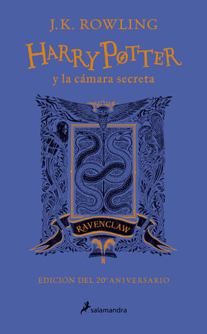 Portada del libro HARRY POTTER 2 Y LA CÁMARA SECRETA (RAVENCLAW 20º ANIVERSARIO) - Compralo en Aristotelez.com