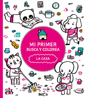 Portada del libro MI PRIMER BUSCA Y COLOREA - LA CASA - Compralo en Aristotelez.com