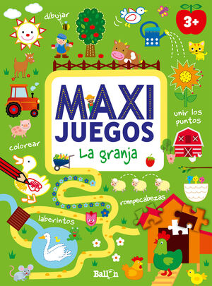 Portada del libro MAXI JUEGOS - LA GRANJA +3 - Compralo en Aristotelez.com