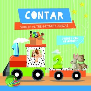 Portada del libro CONTAR ¡SUBETE AL TREN ROMPECABEZAS! - Compralo en Aristotelez.com