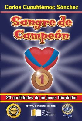 Portada del libro SANGRE DE CAMPEON - Compralo en Aristotelez.com