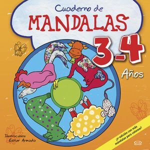 Portada del libro CUADERNO DE MANDALAS 3 - 4 AÑOS - Compralo en Aristotelez.com