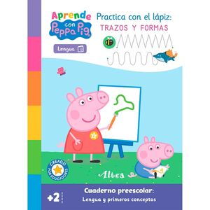 Aprendo Con Peppa. Trazos Y Formas. Las mejores ofertas en libros están en Aristotelez.com