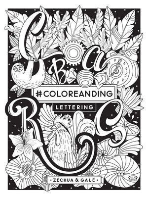 Portada del libro COLOREANDING LETTERING - Compralo en Aristotelez.com