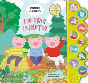 Portada del libro LOS TRES CERDITOS (LIBRO CON SONIDOS) - Compralo en Aristotelez.com