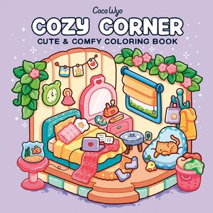 Portada del libro COZY CORNER: COLORING BOOK FOR ADULTS AND KIDS - Compralo en Aristotelez.com