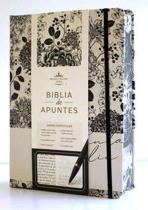 Biblia De Apuntes Rvr 1960 Tapa Dura, Blanco Y Negro Con Flores (edición Cantos Pintados). Somos la mejor tienda en línea de Guatemala. Compra en Aristotelez.com