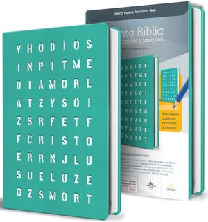 Compra Biblia Rvr 1960 Para Regalos Y Premios, Aguamarina Con Sopa De Letras en click.gt
