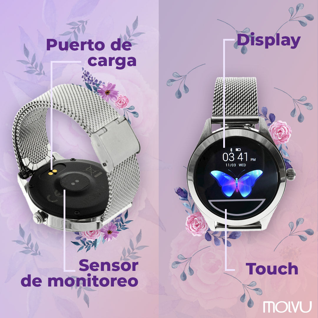 Compra Reloj inteligente T2 rose gold en click.gt