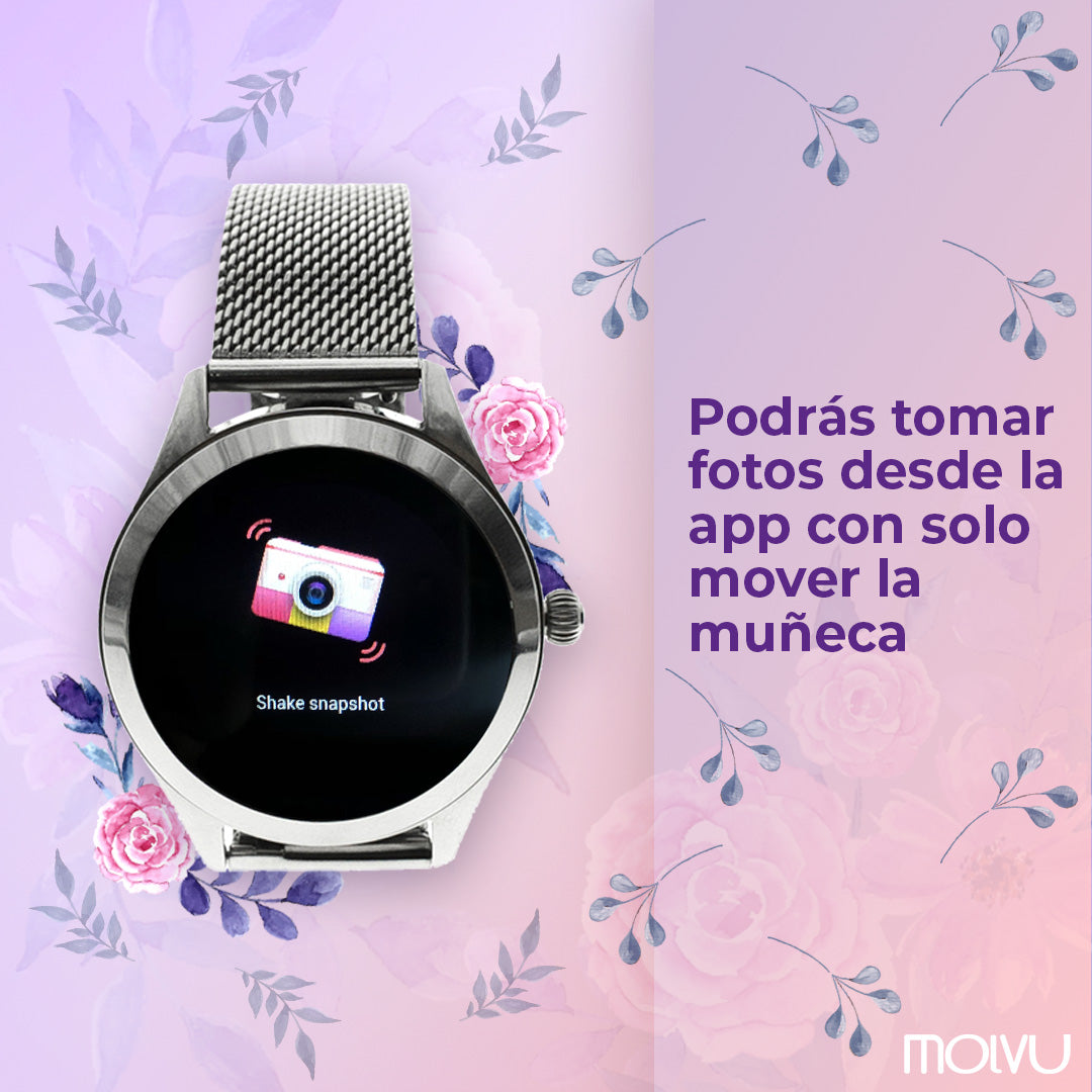 Reloj inteligente T2 plateado - Compralo en Aristotelez.com