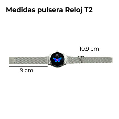 Reloj inteligente T2 rose gold - Compralo en Aristotelez.com