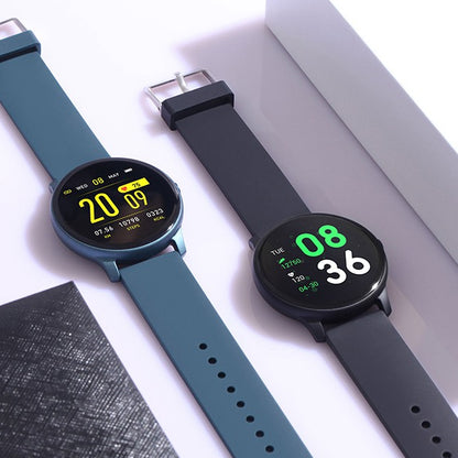 Compra Reloj inteligente T5 Azul Metálico en click.gt