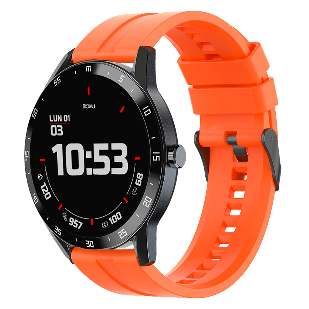 Reloj T6 Naranja + Audífonos  K2. Compra hoy, recibe mañana a primera hora. Paga con tarjeta o contra entrega.