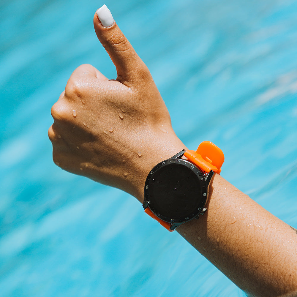 Compra Reloj T6 Naranja + Audífonos  K2 en click.gt