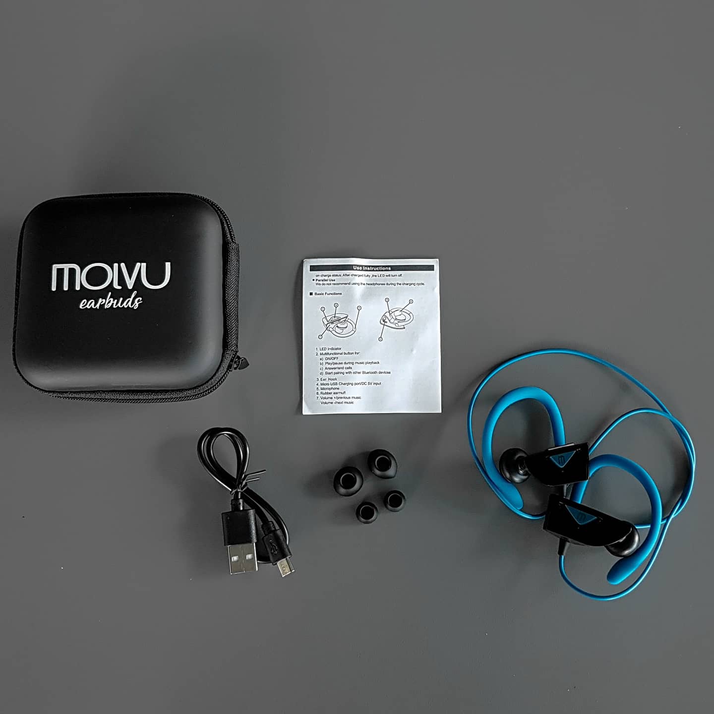 Compra Audífonos Molvu X Azules en click.gt