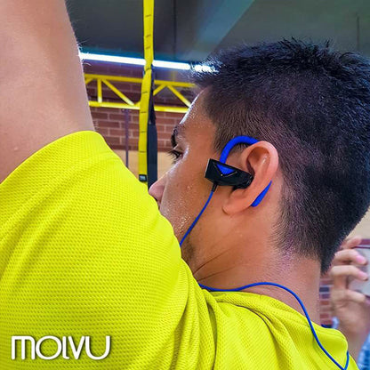 Compra Audífonos Molvu X Azules en click.gt