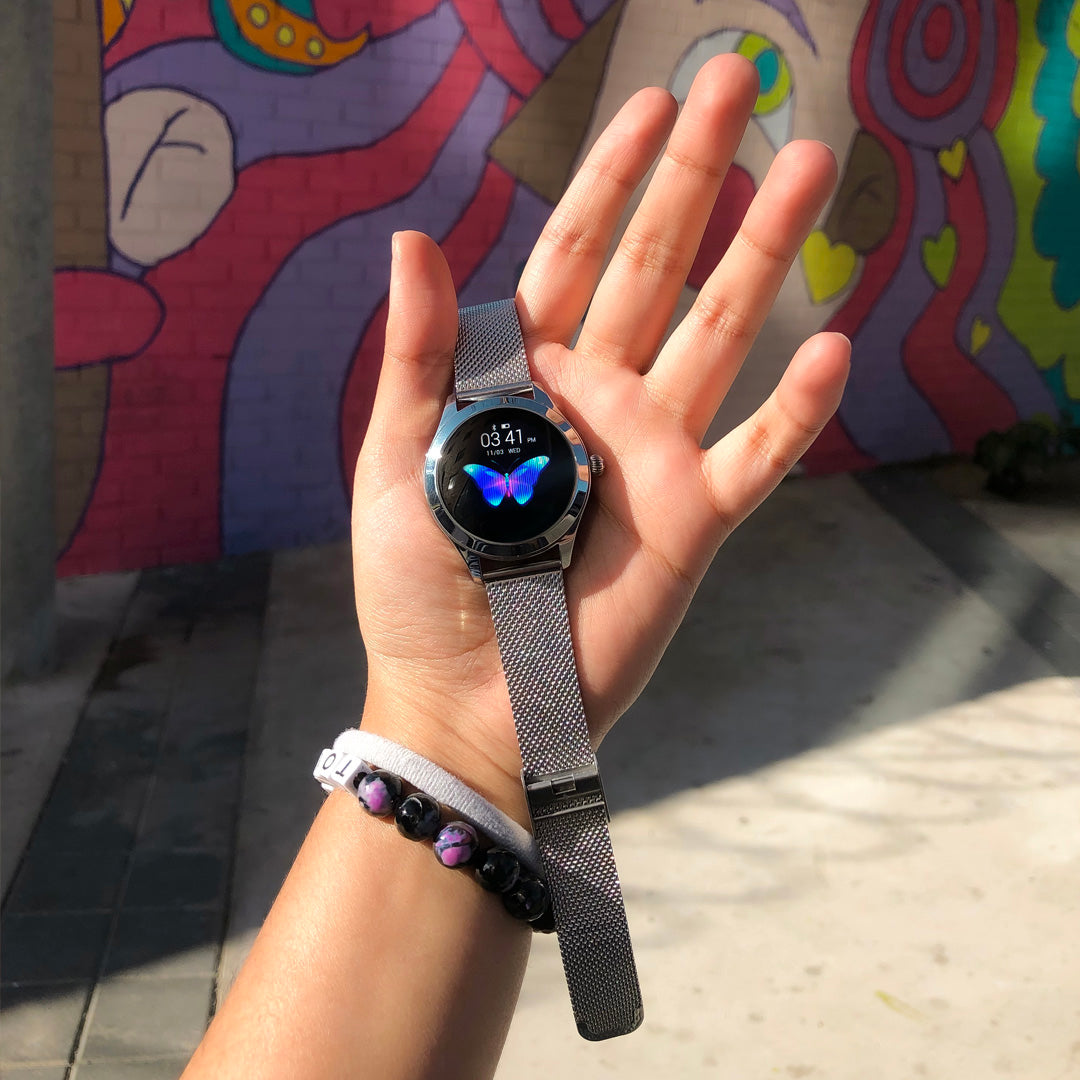 Reloj inteligente T2 plateado - Compralo en Aristotelez.com