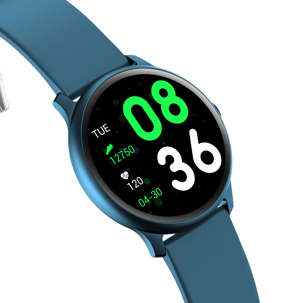 Compra Reloj inteligente T5 Azul Metálico en click.gt