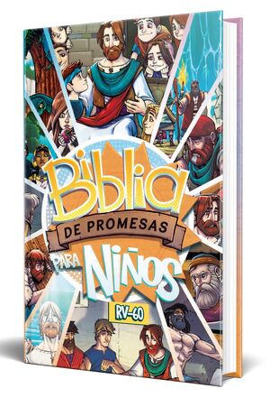 Portada del libro SANTA BIBLIA DE PROMESAS REINA VALERA 1960 EDICIÓN PARA NIÑOS - Compralo en Aristotelez.com