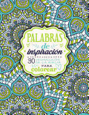 Portada del libro PALABRAS DE INSPIRACIÓN (LIBRO PARA COLOREAR) - Compralo en Aristotelez.com