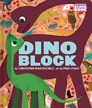 Portada del libro DINOBLOCK (AN ABRAMS BLOK BOOK) - Compralo en Aristotelez.com