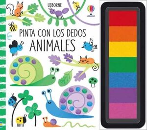 Portada del libro ANIMALES : ANIMALES PINTA CON LOS DEDOS - Compralo en Zerobolas.com