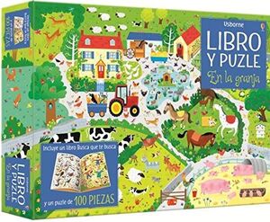 Portada del libro EN LA GRANJA, LIBRO Y PUZZLE 100 PIEZAS - Compralo en Aristotelez.com