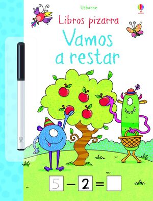 Portada del libro VAMOS A RESTAR LIBRO PIZARRA - Compralo en Aristotelez.com