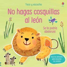 Portada del libro TOCO Y ESCUCHO: NO HAGAS COSQUILLAS AL LEON - Compralo en Zerobolas.com