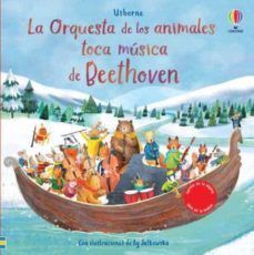 Portada del libro LA ORQUESTA DE LOS ANIMALES TOCA MUSICA DE BEETHOVEN - Compralo en Aristotelez.com