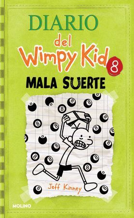 Portada del libro DIARIO DEL WIMPY KID 8: MALA SUERTE - Compralo en Aristotelez.com