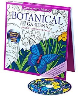 Portada del libro BOTANICAL GARDEN ADULT COLORING BOOK - Compralo en Aristotelez.com