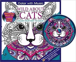 Portada del libro WILD ABOUT CATS ADULT COLORING BOOK - Compralo en Aristotelez.com