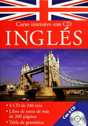 Portada del libro CURSO INTENSIVO DE INGLÉS CON CD - Compralo en Aristotelez.com