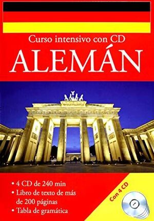Portada del libro CURSO INTENSIVO DE ALEMÁN CON CD - Compralo en Aristotelez.com