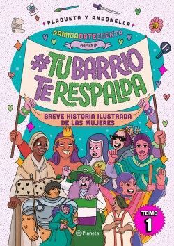 Portada del libro #AMIGADATECUENTA PRESENTA: #TUBARRIOTERESPALDA - Compralo en Aristotelez.com