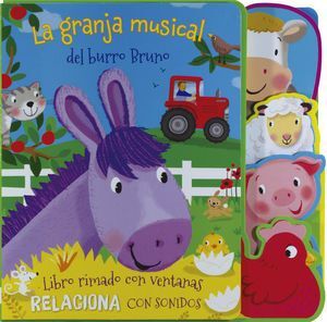 Portada del libro RIMANDO CON VENTANAS: LA GRANJA MUSICAL DEL BURRO BRUNO - Compralo en Aristotelez.com