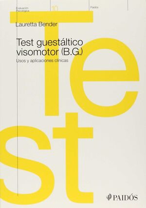 Portada del libro TEST GUESTÁLTICO VISOMOTOR - Compralo en Aristotelez.com