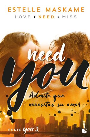 Portada del libro YOU 2. NEED YOU - Compralo en Aristotelez.com