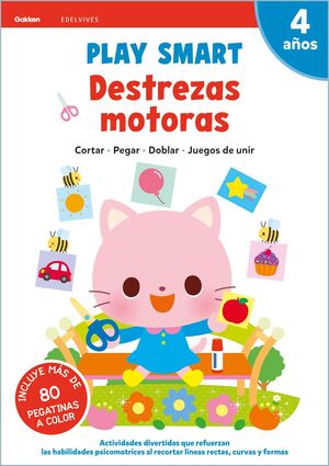 Portada del libro PLAY SMART: DESTREZAS MOTORAS 4 AÑOS - Compralo en Aristotelez.com