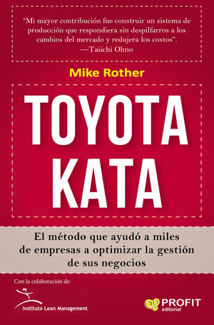 Portada del libro TOYOTA KATA - Compralo en Aristotelez.com