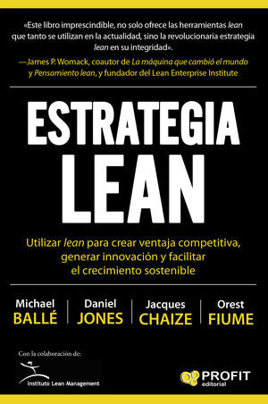 Portada del libro ESTRATEGIA LEAN - Compralo en Aristotelez.com