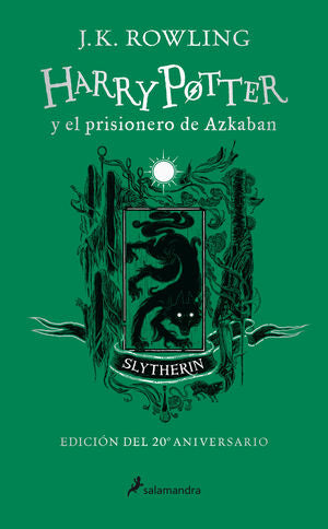 Portada del libro HARRY POTTER 3 Y EL PRISIONERO DE AZKABAN (EDICIÓN SLYTHERIN DEL 20º ANIVERSARIO) - Compralo en Aristotelez.com