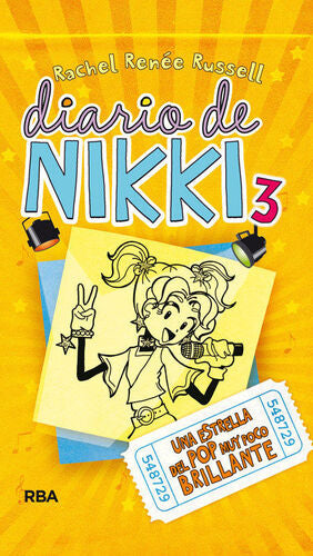 Portada del libro DIARIO DE NIKKI 3: UNA ESTRELLA DEL POP MUY POCO BRILLANTE - Compralo en Zerobolas.com