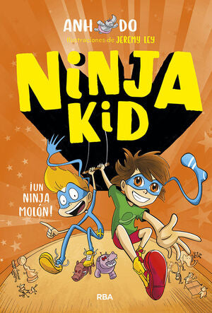 Portada del libro NINJA KID 4. ¡UN NINJA MOLÓN! - Compralo en Aristotelez.com